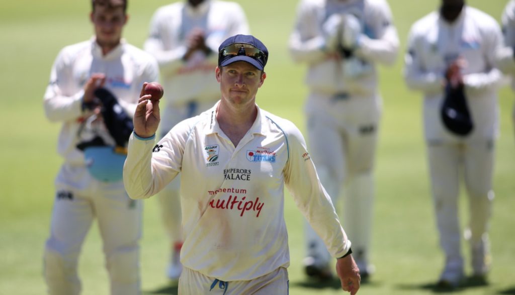 Titans spinner Simon Harmer