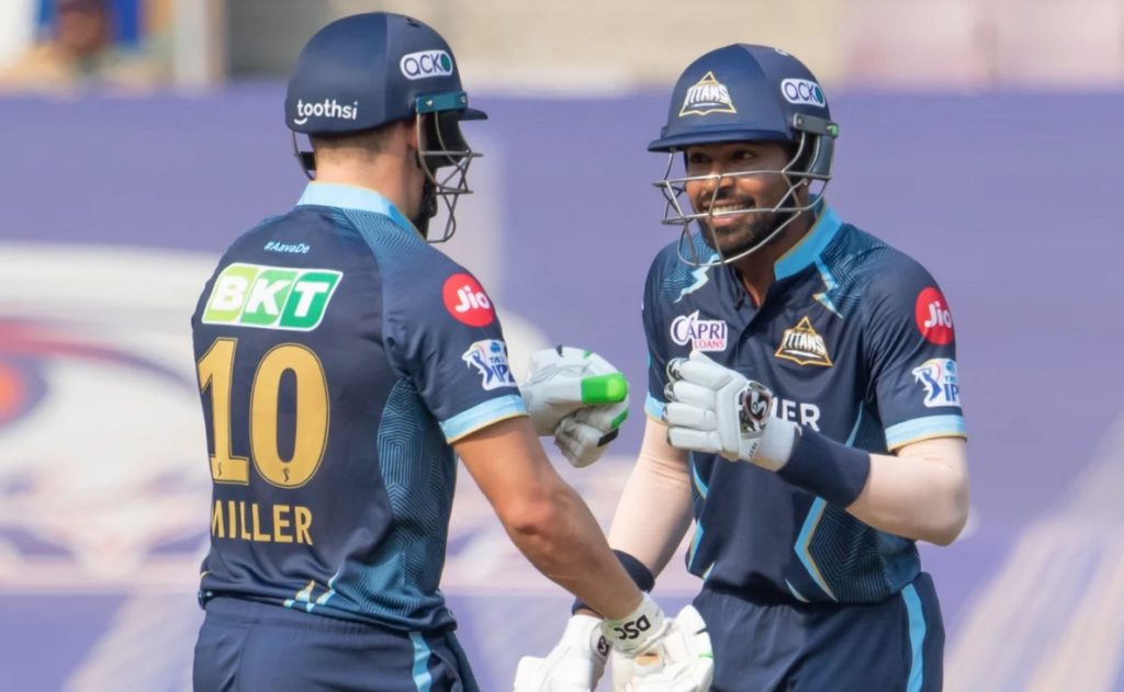 David Miller Hardik Pandya IPL 23 April 2022