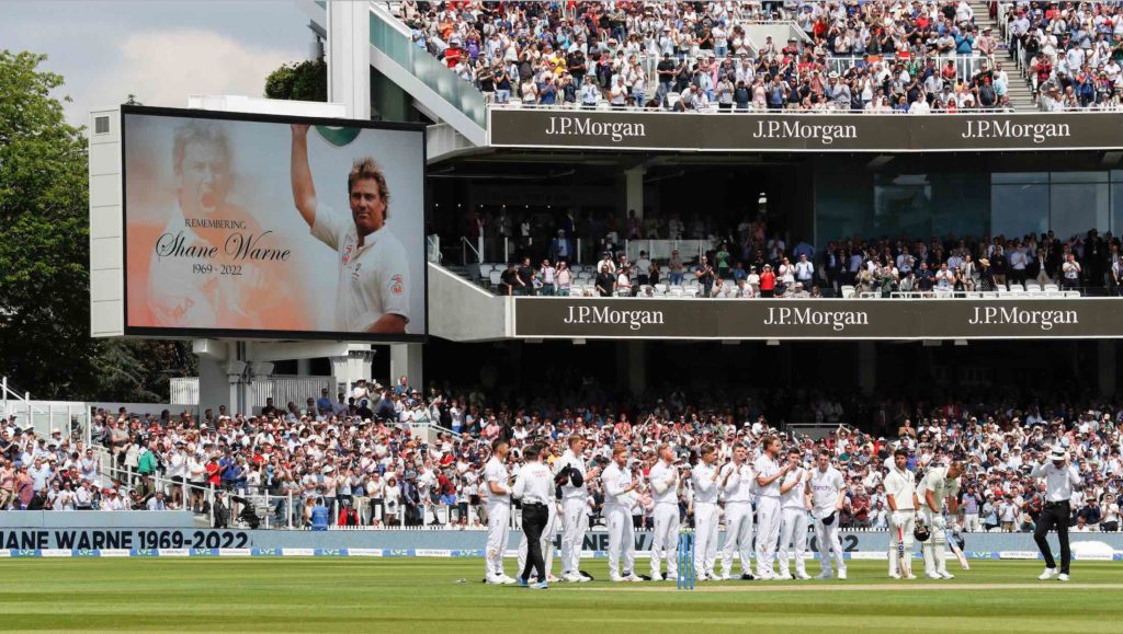 Shane Warne applause Lord's
