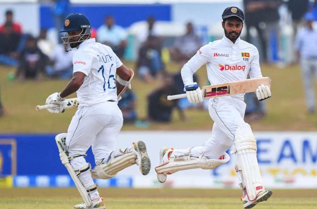 Dimuth Karunaratne Dhananjaya de Silva SL 26 July 2022