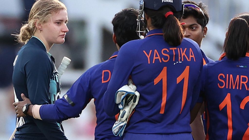 Charlie Dean England upset India