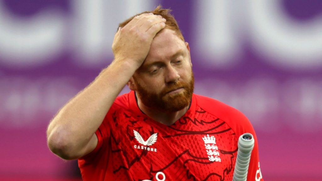 Jonny Bairstow dejected