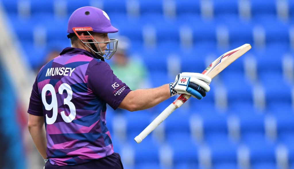 George Munsey Scotland West Indies 17 Oct