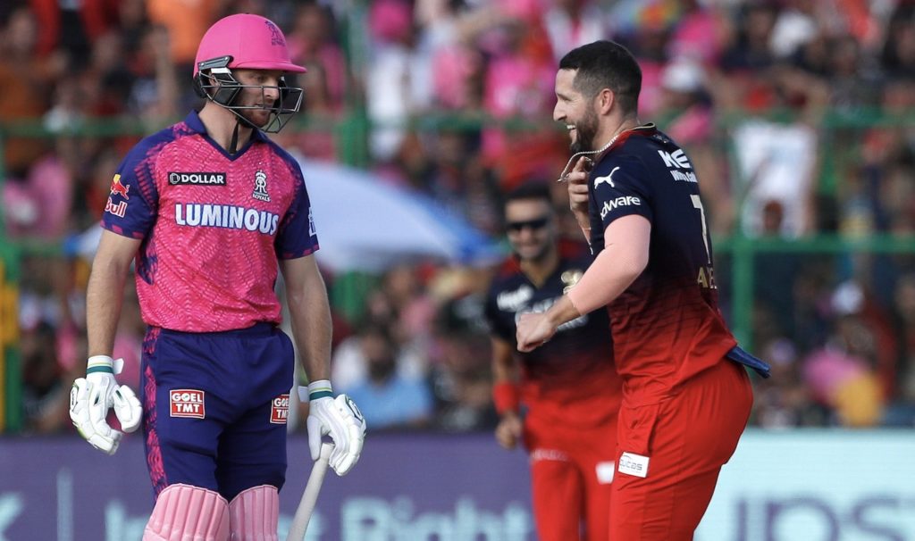 Jos Buttler Wayne Parnell IPL RCB 14 May 2023