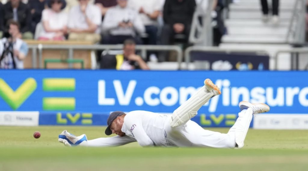 Jonny Bairstow drop catch 6 July 2023