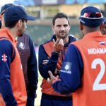 Netherlands coach Ryan Cook