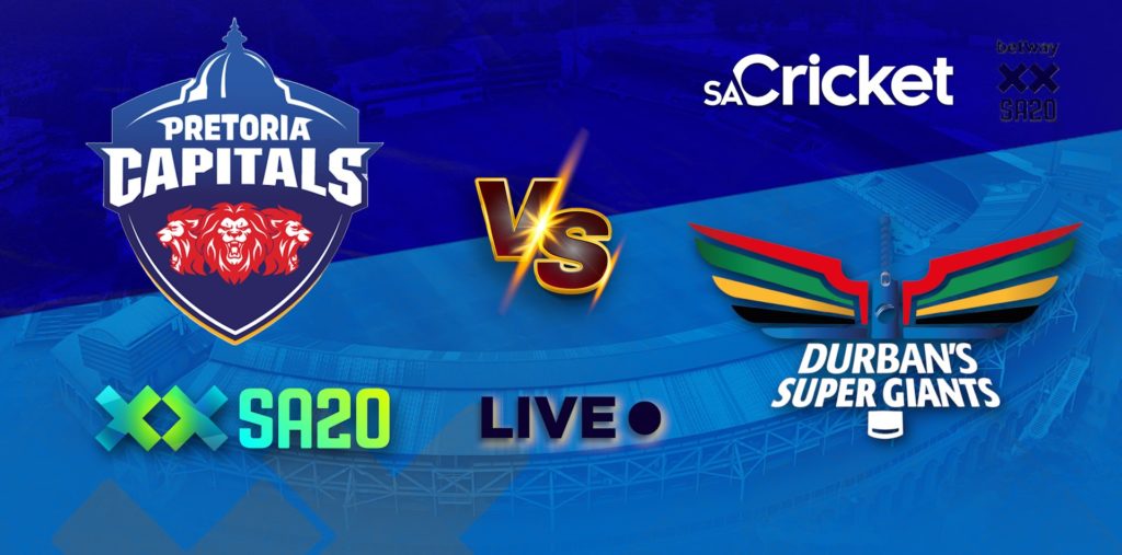 RECAP: Pretoria Capitals vs Durban's Super Giants (SA20)
