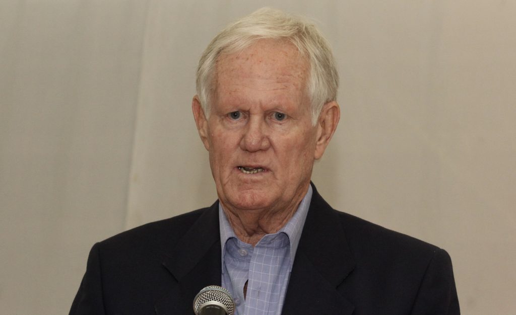 Pollock back in hospital