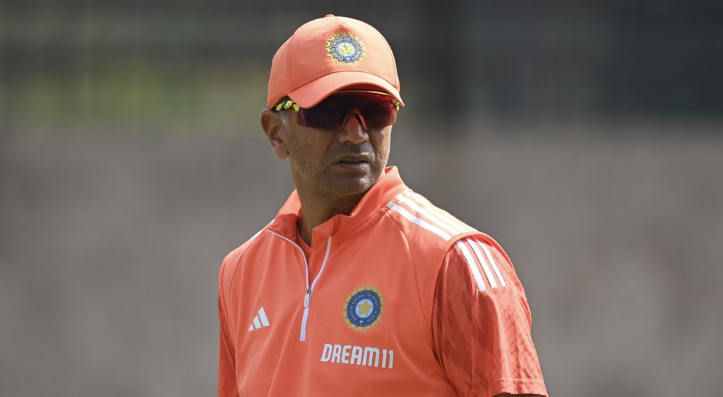 Rahul Dravid Feb 2024 Gareth Copley Getty Images