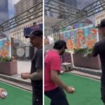 Watch: Steyn given bowling lesson in USA