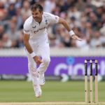 James Anderson bowls 12 July 2024 Alex Davidson Getty Images