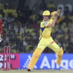Dewald Brevis bats 25 Apr 2025 Pankaj Nangia Getty Images