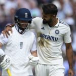 Akash Deep Ben Duckett 1 Aug 2025 Shaun Botterill Getty Images