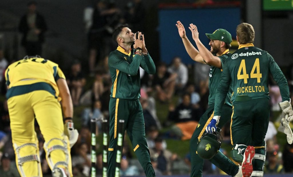 Keshav Maharaj five wickets 19 Aug 2025 Emily Barker Getty Images