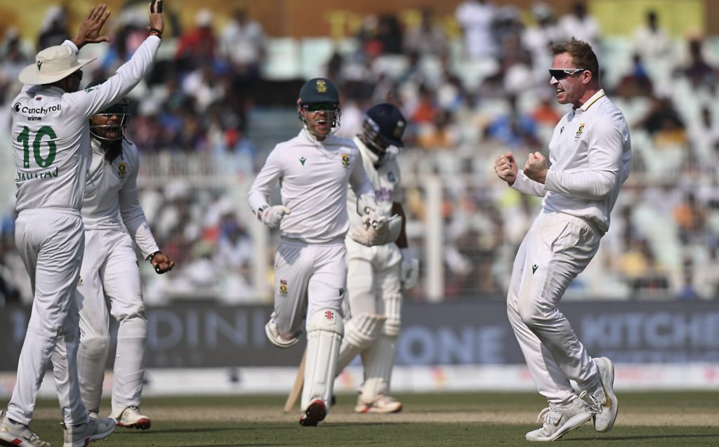 Simon Harmer 16 November 2025 Prakash Singh Getty Images
