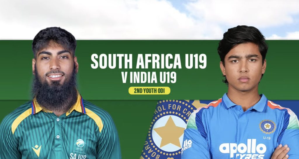 WATCH LIVE SA U19 vs India U19 2nd YODI