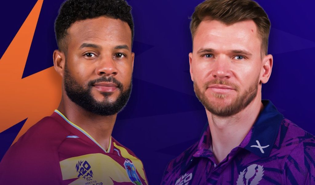 LIVE West Indies vs Scotland T20 World Cup 2