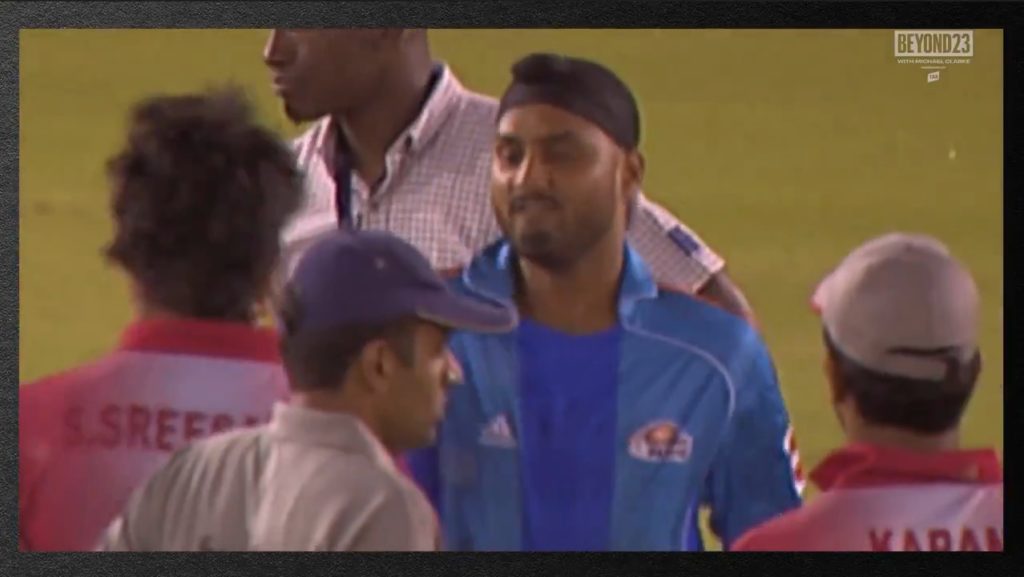 Harbhajan slaps Sreesanth new footage